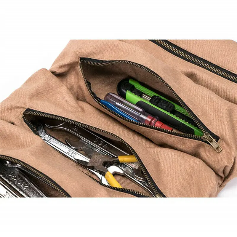 Fashion Car Back Hanging Multi-pocket Tool Bags Multifunctional Portable Handbag Large Capacity Canvas Zipper Bags
Fashion Car Back Hanging Multi-pocket Tool Bags Multifunctional Portable Handbag Large Capacity Canvas Zipper Bags