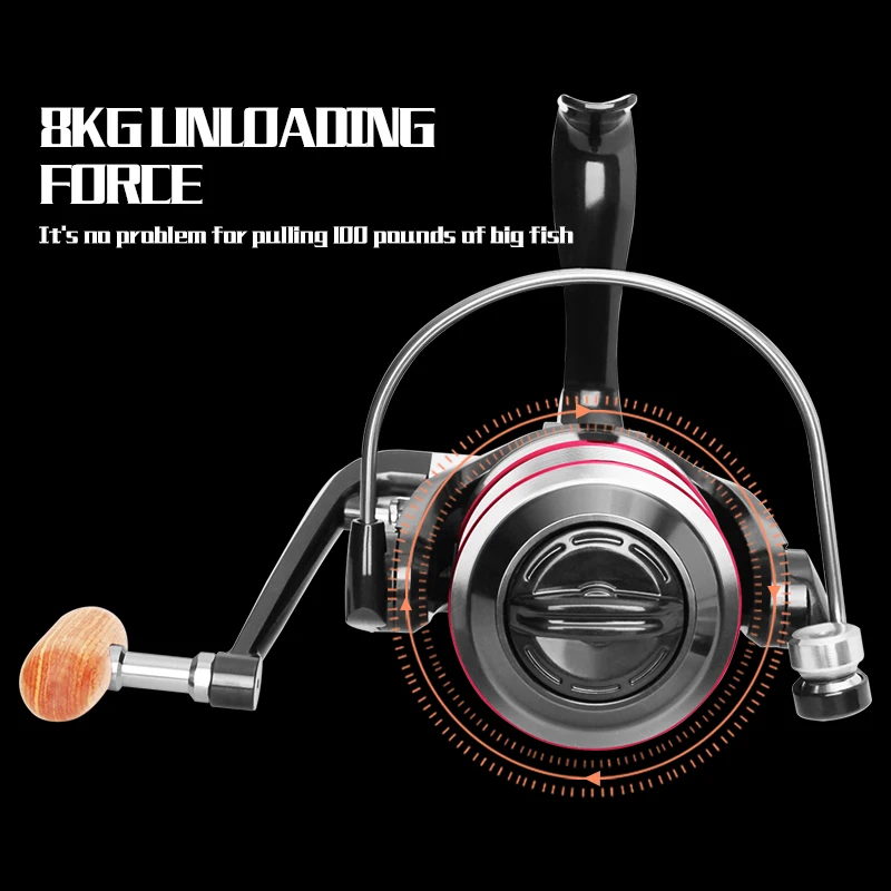TUNALA Fishing Reel 1000-6000 Spinning Reel 10KG Max Drag With Metal/Plastic Spool Saltwater Reel Fishing Accessories Equipments
TUNALA Fishing Reel 1000-6000 Spinning Reel 10KG Max Drag With Metal/Plastic Spool Saltwater Reel Fishing Accessories Equipments