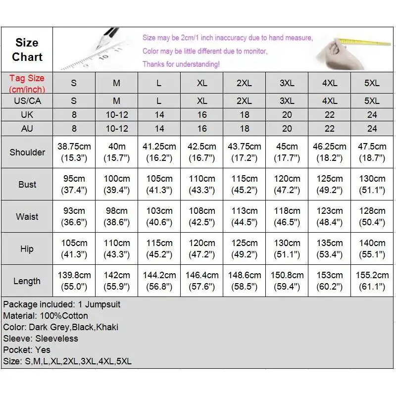 Rompers Women Jumpsuits 2021 VONDA Sexy Sleeveless Solid Playsuits Femme Loose Long OL Office Overalls Ladies Pantalones 5XL
Rompers Women Jumpsuits 2021 VONDA Sexy Sleeveless Solid Playsuits Femme Loose Long OL Office Overalls Ladies Pantalones 5XL