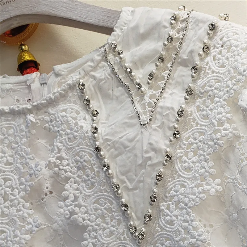 Embroidery Dresses for Women 2021 New Fashion Puff Sleeve Doll Collar A- Line Dress Loose Slim Fit Cute Dress for Girls Summer 
Embroidery Dresses for Women 2021 New Fashion Puff Sleeve Doll Collar A- Line Dress Loose Slim Fit Cute Dress for Girls Summer