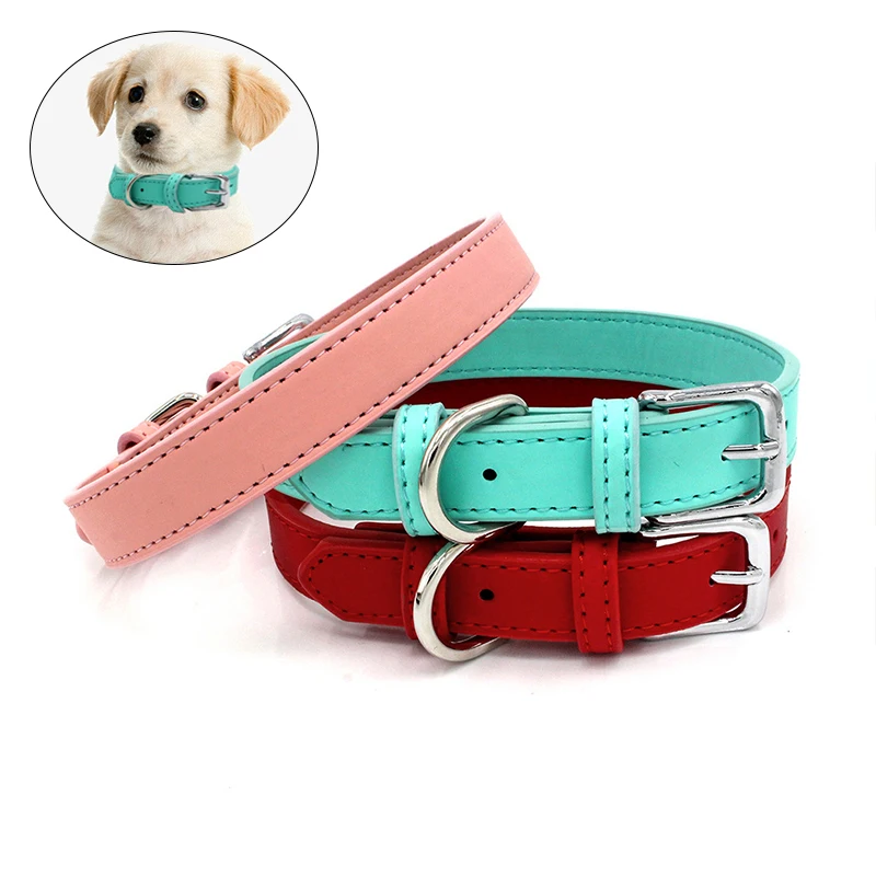 5 Colors PU Small Dogs Collars XS-M Adjustable Safety Buckle Neck Ring Solid Color Collar Comfortable Pets Supplies Accessories
5 Colors PU Small Dogs Collars XS-M Adjustable Safety Buckle Neck Ring Solid Color Collar Comfortable Pets Supplies Accessories