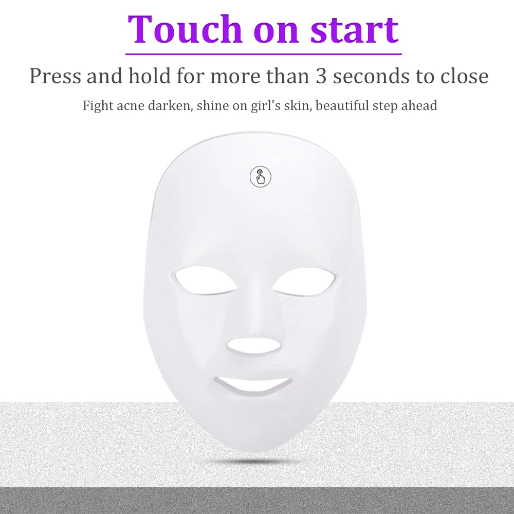7 Colors Led Facial Mask Photon Therapy Light Energy Beauty Mask Anti Acne Wrinkle Whitening Spot Removal Skin Care Face Care
7 Colors Led Facial Mask Photon Therapy Light Energy Beauty Mask Anti Acne Wrinkle Whitening Spot Removal Skin Care Face Care