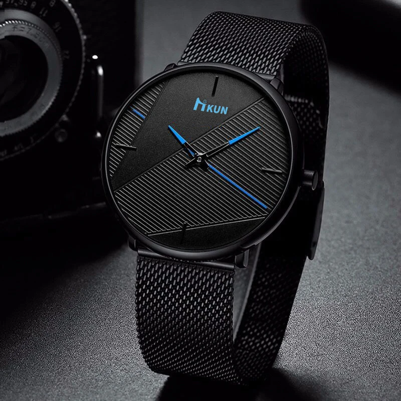 New Minimalist Men's Fashion Ultra Thin Watches Simple Men Business Stainless Steel Mesh Belt Quartz Watch Relogio Masculino
New Minimalist Men's Fashion Ultra Thin Watches Simple Men Business Stainless Steel Mesh Belt Quartz Watch Relogio Masculino