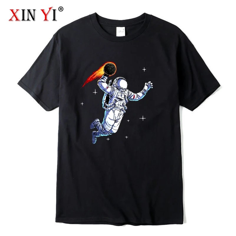 XIN YI Men's T-shirt High Quality 100% cotton Funny spaceman printing casual loose o-neck men short sleeve t-shirt male tee tops
XIN YI Men's T-shirt High Quality 100% cotton Funny spaceman printing casual loose o-neck men short sleeve t-shirt male tee tops