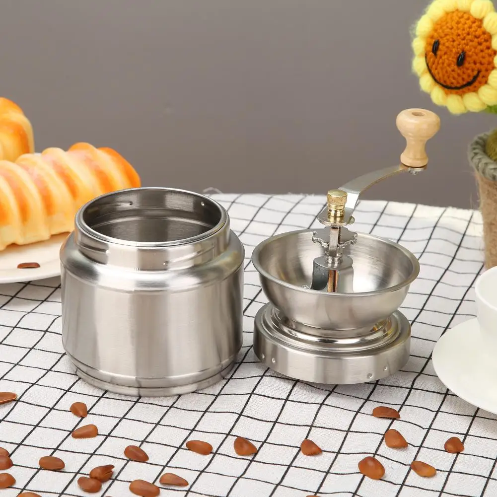 Stainless Steel Hand Manual Coffee Grinder Handmade Beans Pepper Spice Burr Mill Kitchen Grinding Tool
Stainless Steel Hand Manual Coffee Grinder Handmade Beans Pepper Spice Burr Mill Kitchen Grinding Tool
