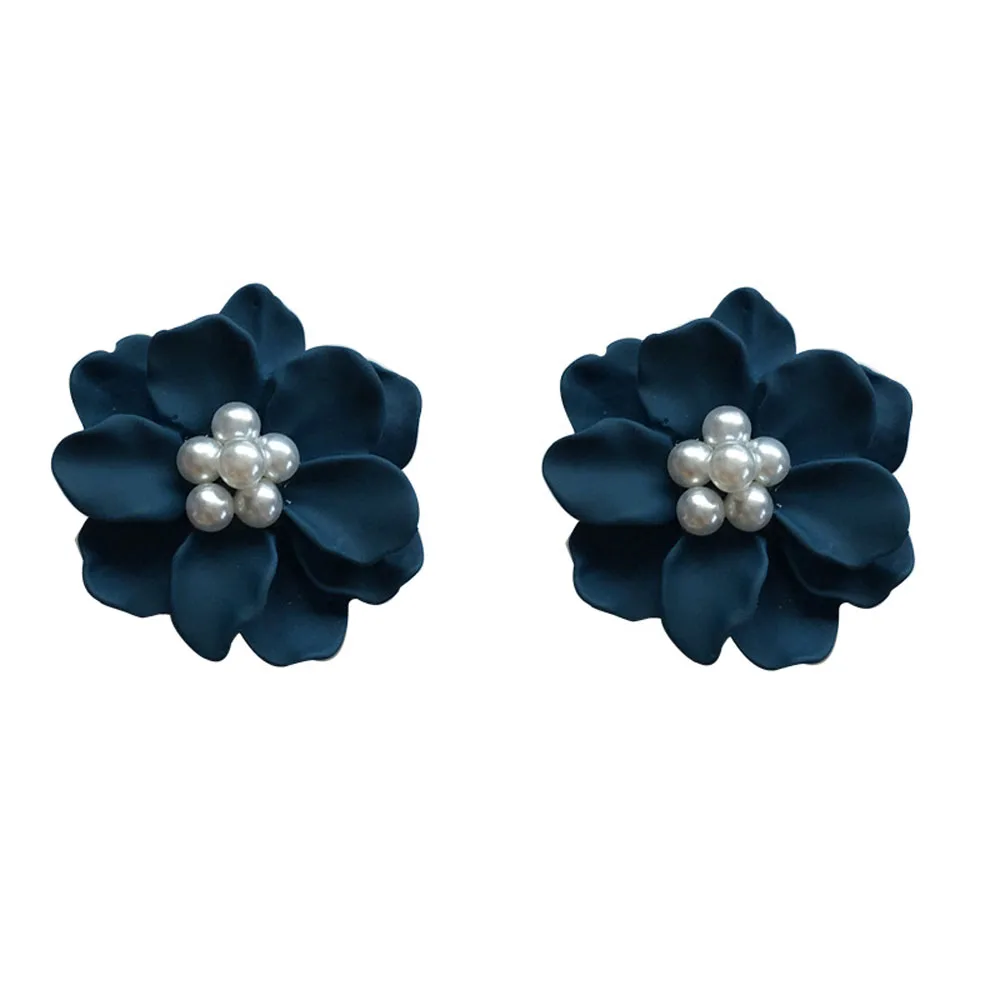 Personality Is Contracted Fashion Women's Lovely Blue Flower Shape Earring Fine Jewelry
Personality Is Contracted Fashion Women's Lovely Blue Flower Shape Earring Fine Jewelry