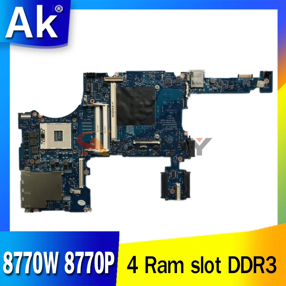 Akemy For HP Elitebook 8770W 8770P Laptop Motherboard 688746-001 688746-601 4 Ram slot DDR3 with GPU slot
Akemy For HP Elitebook 8770W 8770P Laptop Motherboard 688746-001 688746-601 4 Ram slot DDR3 with GPU slot