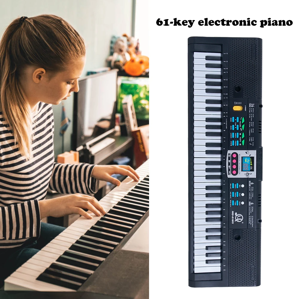 61 Keys Electronic Keyboard Digital Piano Kids Musical Toys with Microphone Battery Powered Musical Instruments Electronic Organ
61 Keys Electronic Keyboard Digital Piano Kids Musical Toys with Microphone Battery Powered Musical Instruments Electronic Organ
