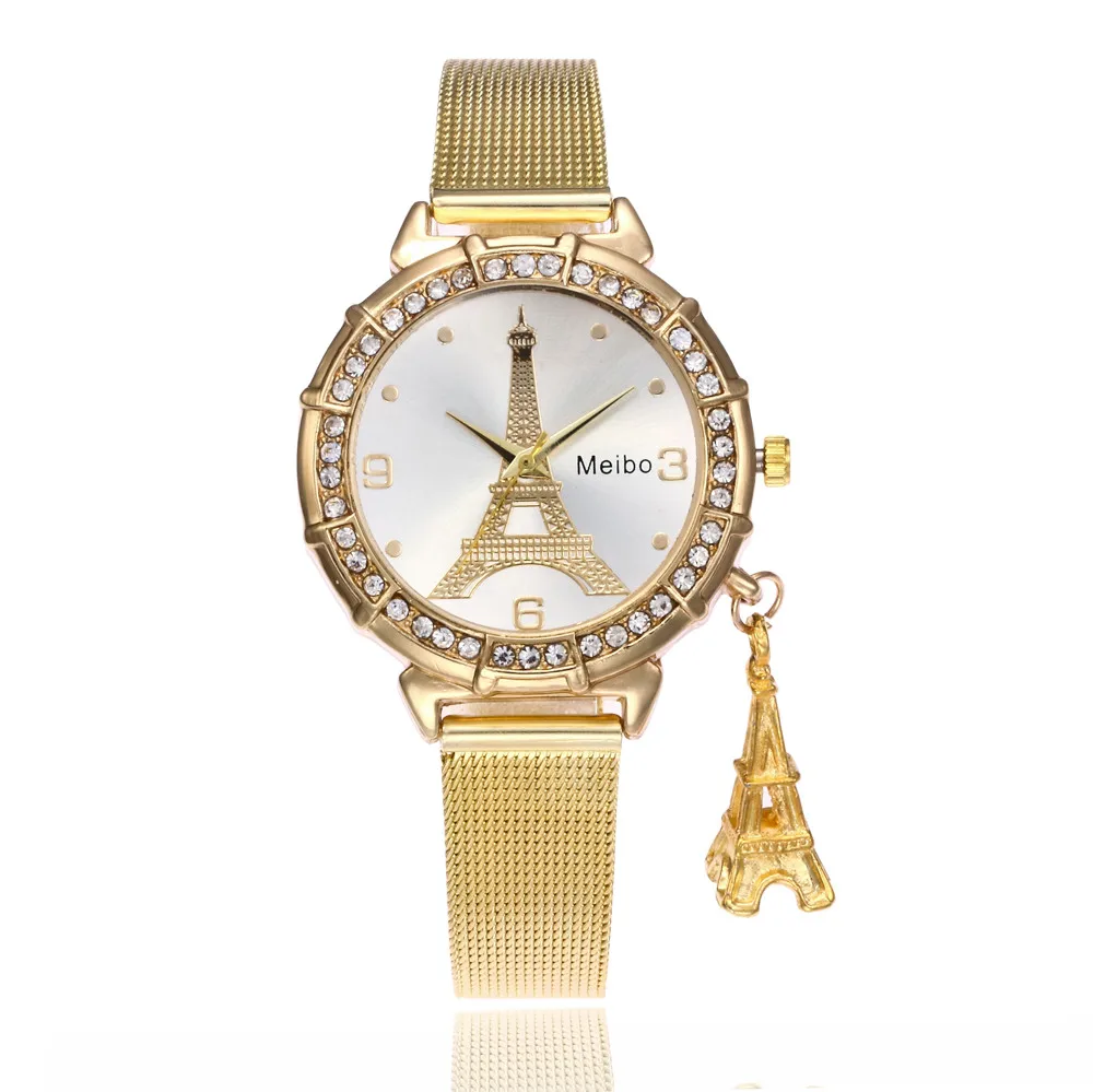 Woman Lady Design Watches Eiffel Tower Stainless Steel Quartz Wrist Watch Luxury Brand Quartz Watch relogio feminino masculino
Woman Lady Design Watches Eiffel Tower Stainless Steel Quartz Wrist Watch Luxury Brand Quartz Watch relogio feminino masculino