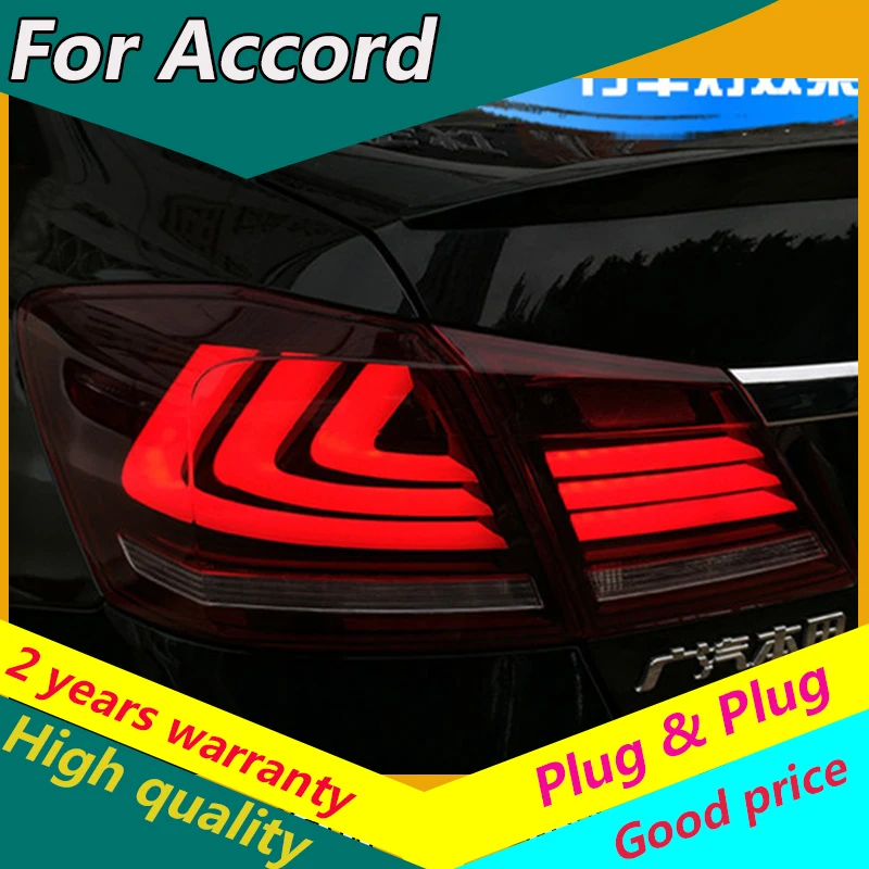 KOWELL Car Styling for Accord Tail Lights 2014-2016 New Accord 9 LED Tail Light LED Rear Lamp LED DRL+Brake+Park+Signal
KOWELL Car Styling for Accord Tail Lights 2014-2016 New Accord 9 LED Tail Light LED Rear Lamp LED DRL+Brake+Park+Signal