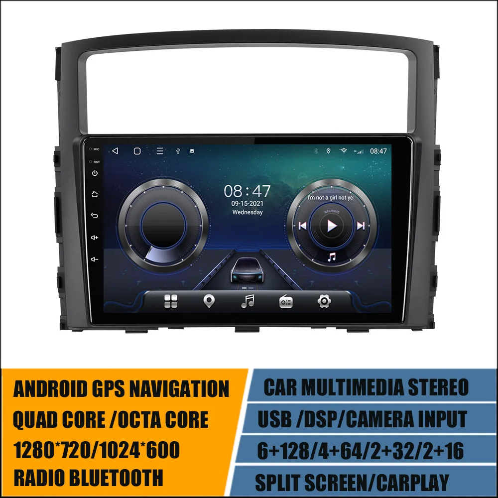 Android 11 GPS Player DSP Carplay for MITSUBISHI Pajero V70 V80 2006-2014 Auto Radio 9'' Multimedia Sat Navi Stereo Navigation
Android 11 GPS Player DSP Carplay for MITSUBISHI Pajero V70 V80 2006-2014 Auto Radio 9'' Multimedia Sat Navi Stereo Navigation