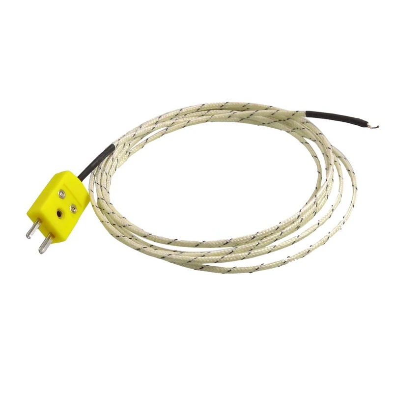 Promotion! 2M Cable K Type Thermocouple Temperature Measuring Probe Sensor White
Promotion! 2M Cable K Type Thermocouple Temperature Measuring Probe Sensor White