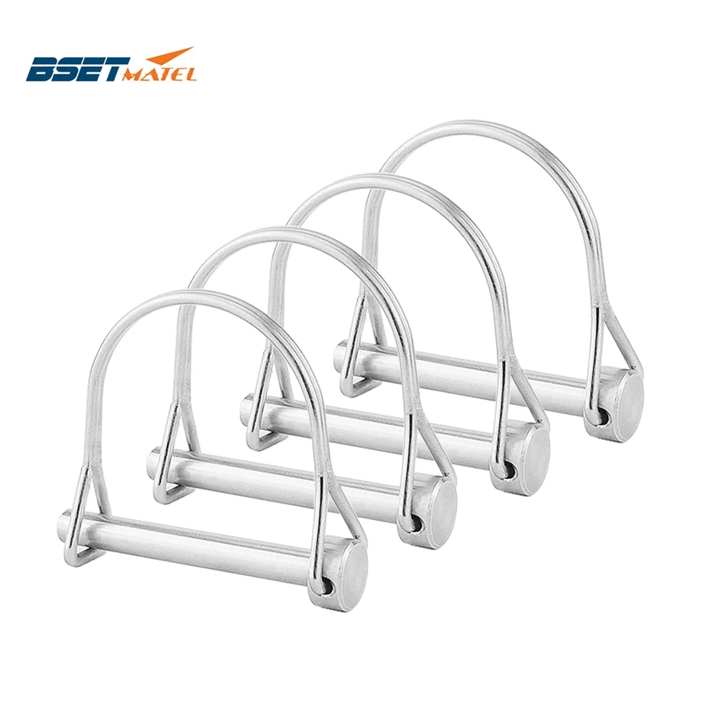 4PCS SS 316 PTO Pin Round Arch Wire Shaft Locking Lock Pin Safety Coupler Pin Retainer Farm Trailers Wagons Lawn Garden
4PCS SS 316 PTO Pin Round Arch Wire Shaft Locking Lock Pin Safety Coupler Pin Retainer Farm Trailers Wagons Lawn Garden
