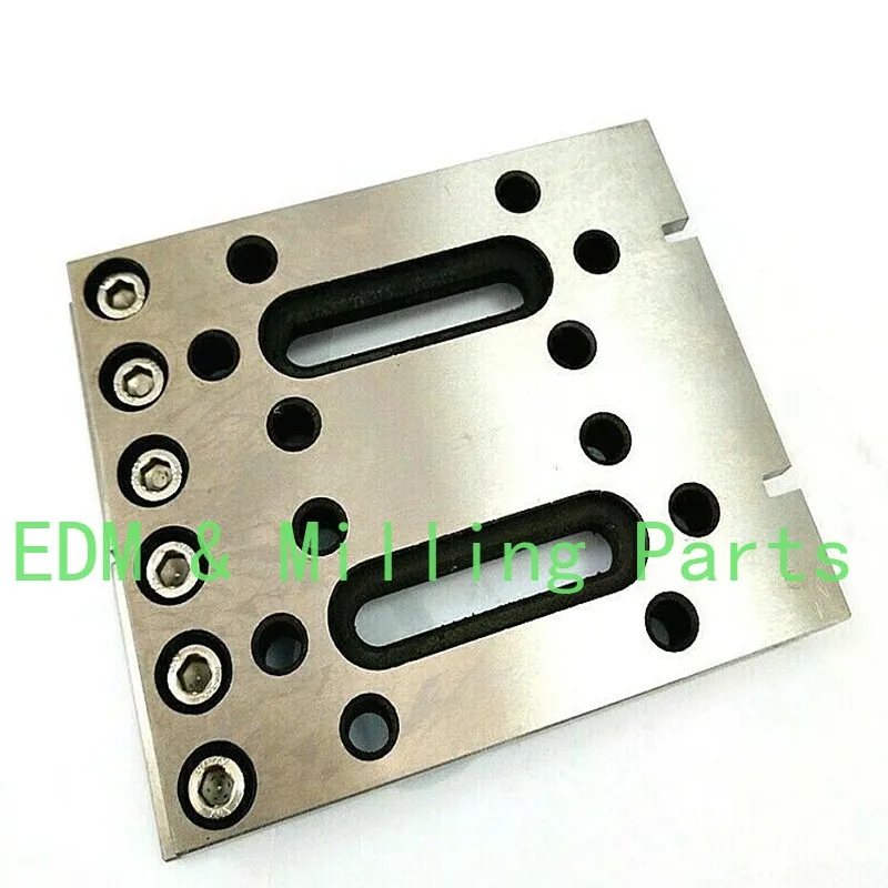 CNC Wire EDM Fixture Board Stainless Jig Tool For Clamping And Level EDM PFB 120x100x15mm 
CNC Wire EDM Fixture Board Stainless Jig Tool For Clamping And Level EDM PFB 120x100x15mm