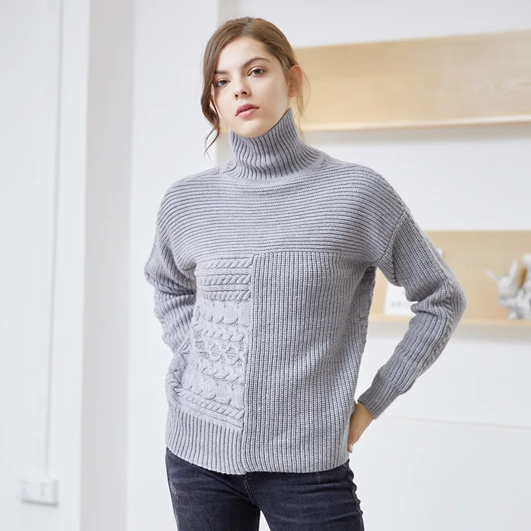 Sweater women cashmere sweater knitted women's 2020 autumn and winter new turtleneck thick warm sweater
Sweater women cashmere sweater knitted women's 2020 autumn and winter new turtleneck thick warm sweater