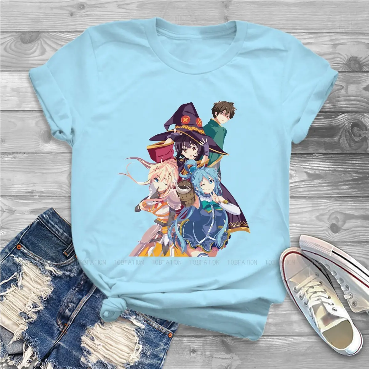 Aqua Megumin Darkness Kazuma Female Shirts God’s Blessing on this Wonderful World Loose Vintage Women Clothes Feminine Blusas
Aqua Megumin Darkness Kazuma Female Shirts God’s Blessing on this Wonderful World Loose Vintage Women Clothes Feminine Blusas
