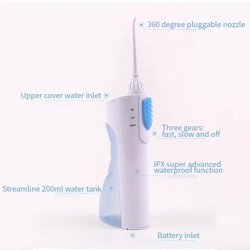 Costway 200ml Oral irrigator Portable Electric Flushing Machine Household Teeth Washer General for Adults Children and Elderly 
Costway 200ml Oral irrigator Portable Electric Flushing Machine Household Teeth Washer General for Adults Children and Elderly