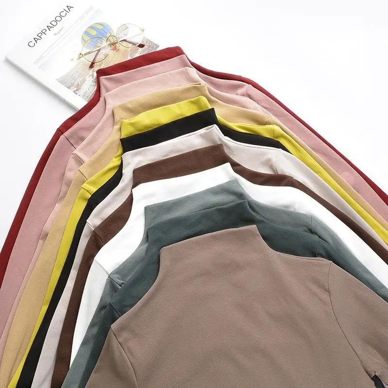 Autumn Winter New Sweater Women Warm Half High Collar Solid Color Pullover Sweater High-elastic Inside Ride Slim Long Sleeve Top
Autumn Winter New Sweater Women Warm Half High Collar Solid Color Pullover Sweater High-elastic Inside Ride Slim Long Sleeve Top