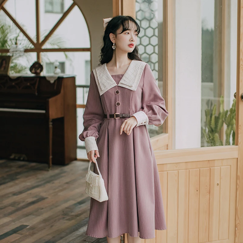 Женское платье в стиле преппи, весна 2021, французское модное милое элегантное платье с двойным воротником и длинным рукавом, платья, осенние ...
Женское платье в стиле преппи, весна 2021, французское модное милое элегантное платье с двойным воротником и длинным рукавом, платья, осенние ...