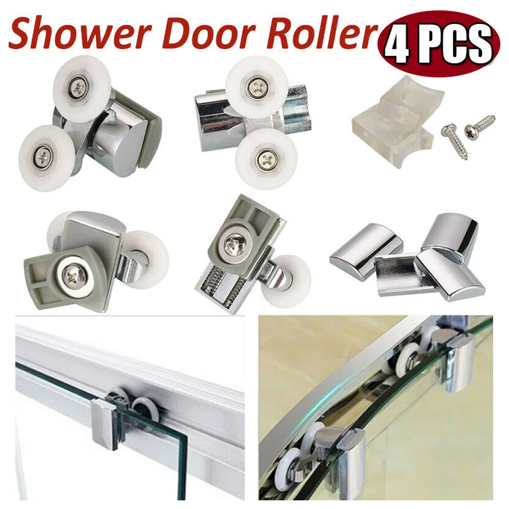 4 PCS Shower Screen Door Rollers Zinc Alloy Runners Wheels Twin Top Replacement for Shower Rooms Steam Rooms
4 PCS Shower Screen Door Rollers Zinc Alloy Runners Wheels Twin Top Replacement for Shower Rooms Steam Rooms