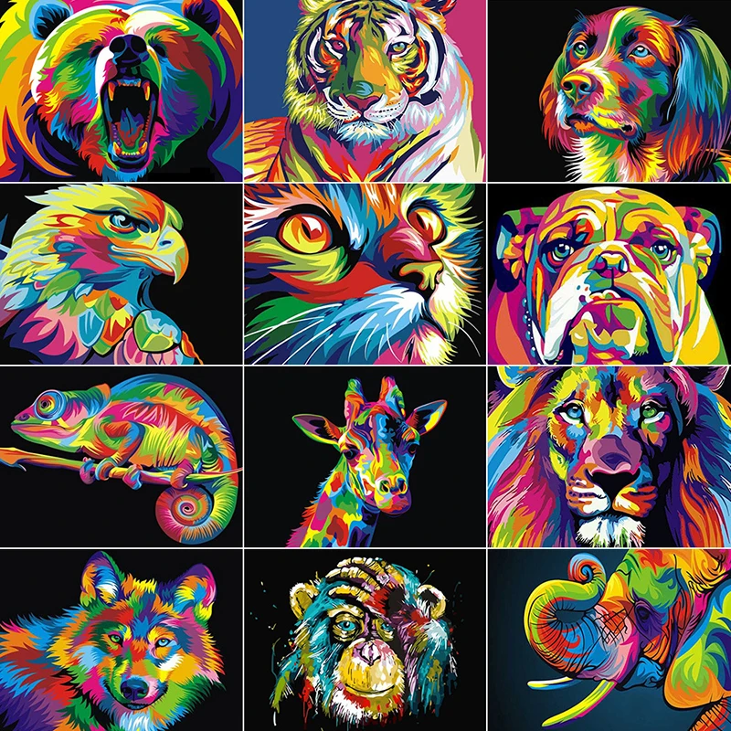5D DIY Diamond Embroidery Colored Animals Diamond Painting 40x30cm Picture Cross Stitch Rhinestones for Home Art Gift Decoration
5D DIY Diamond Embroidery Colored Animals Diamond Painting 40x30cm Picture Cross Stitch Rhinestones for Home Art Gift Decoration
