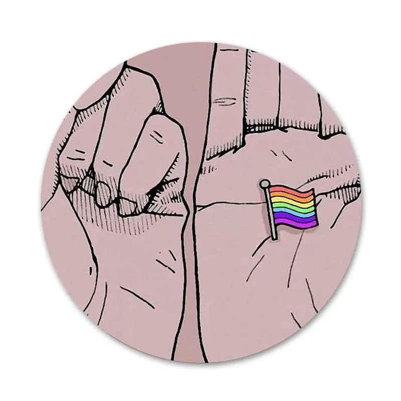 Gay Lesbian LGBT Rainbow Pride ART New Fashion Icons Pins Badge Decoration Brooches Metal Badges For Backpack Decoration
Gay Lesbian LGBT Rainbow Pride ART New Fashion Icons Pins Badge Decoration Brooches Metal Badges For Backpack Decoration