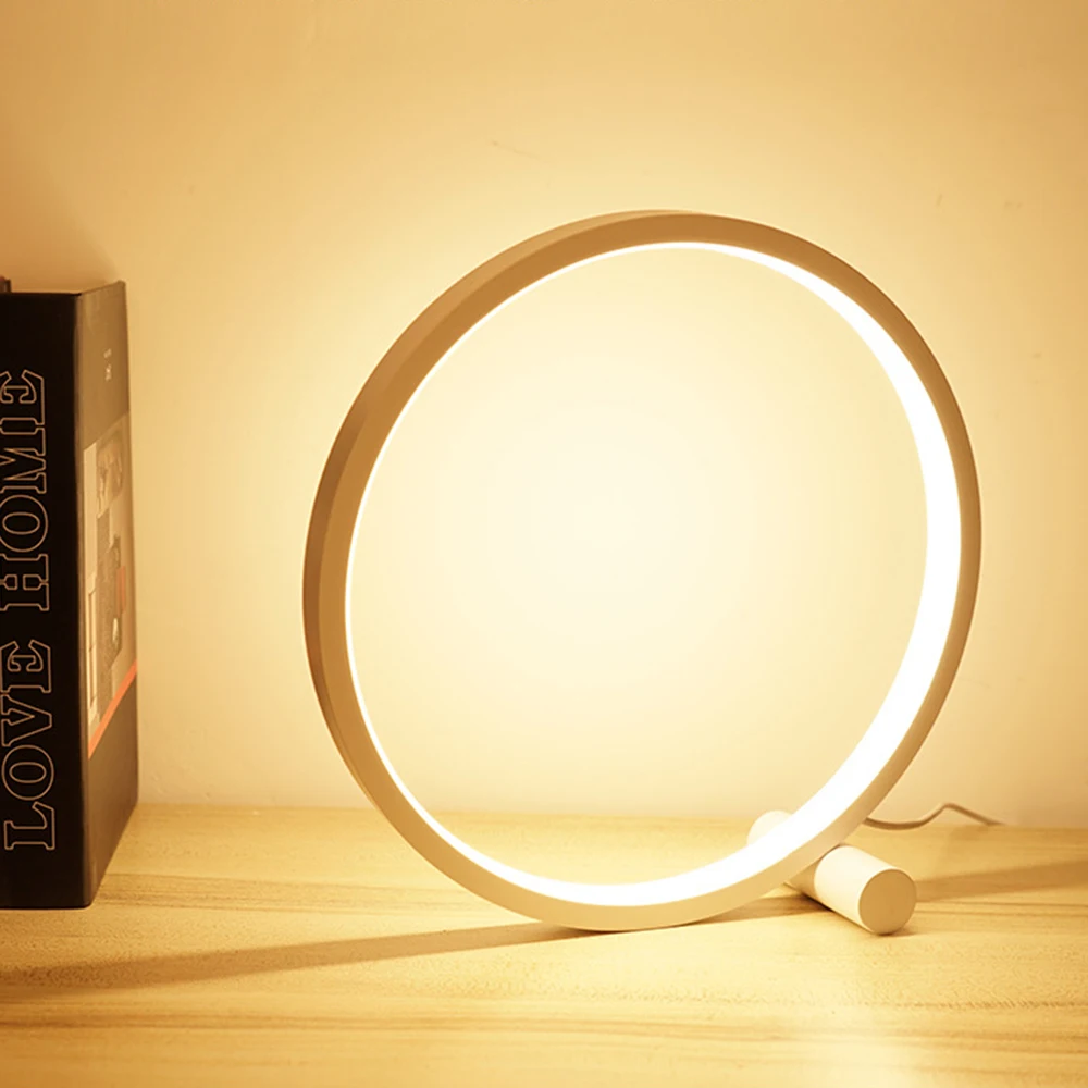 Led Table Lamp For Bedroom Circular Acrylic Desk Lamp For Living Room Black/white Dimmable Bedside Lamp Round Night Light
Led Table Lamp For Bedroom Circular Acrylic Desk Lamp For Living Room Black/white Dimmable Bedside Lamp Round Night Light