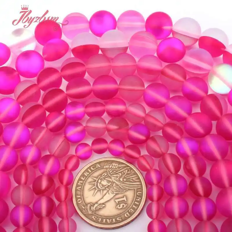 Austria Crystal Synthesis Glitter Matte Pink Moon Stone Bead 15'' for Jewelry Making DIY Bracelet Necklace Accessories 8 10 12mm
Austria Crystal Synthesis Glitter Matte Pink Moon Stone Bead 15'' for Jewelry Making DIY Bracelet Necklace Accessories 8 10 12mm