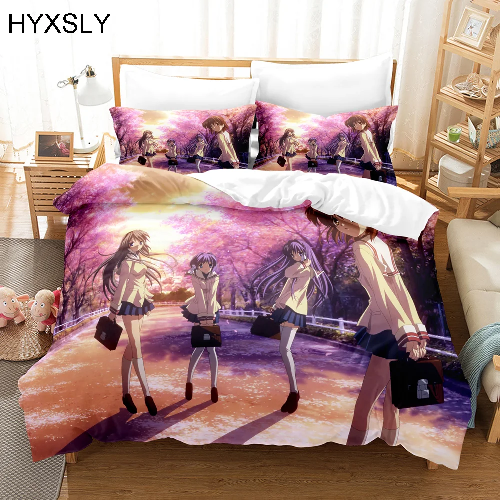 Anime Bedding Set CLANNAD Kids Comforter Duvet Cover Quilt And Pillowcase Bed Linen Bedroom Bedclothes Dropshipping
Anime Bedding Set CLANNAD Kids Comforter Duvet Cover Quilt And Pillowcase Bed Linen Bedroom Bedclothes Dropshipping