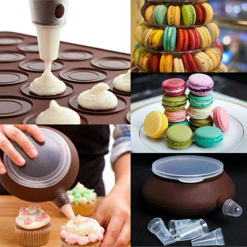 Macaroon Kit Macaron Silicone Mat Non-Stick Baking Mold Set 48 Capacity Macaron Pot Cake Decorating Supplies 
Macaroon Kit Macaron Silicone Mat Non-Stick Baking Mold Set 48 Capacity Macaron Pot Cake Decorating Supplies