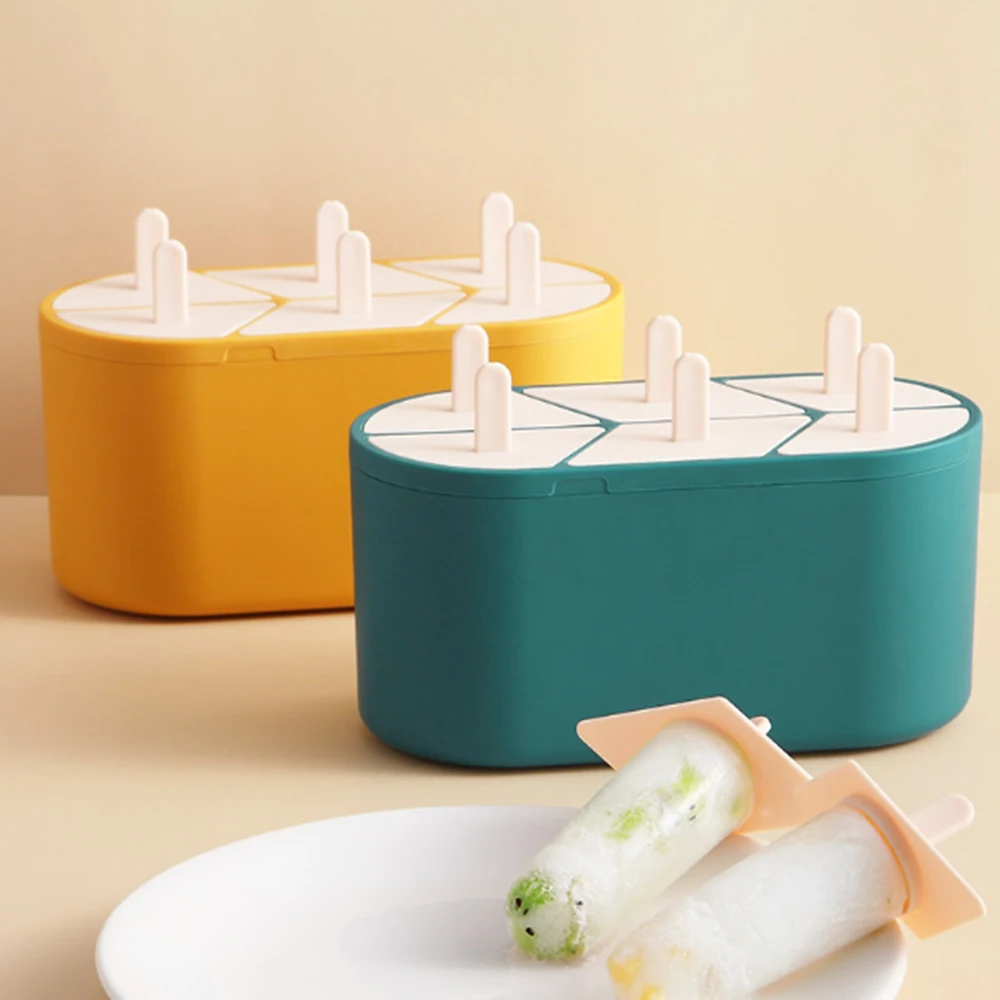 Plastic Ice Cream Mould Tools Reusable For Popsicle Jelly Box DIY Frozen Mold Food Grade Lolly Maker Molder 6 Hole Homemade
Plastic Ice Cream Mould Tools Reusable For Popsicle Jelly Box DIY Frozen Mold Food Grade Lolly Maker Molder 6 Hole Homemade