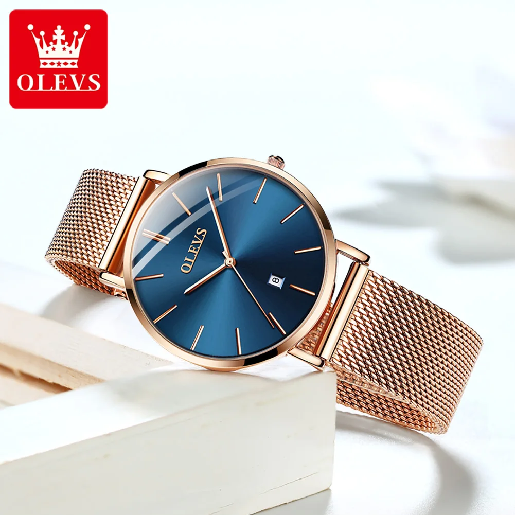 

OLEVS Top Brands Women's Luxury Watch Women Casual Watches Ladies Fashion Calendar Wristwatch Clock Reloj Mujer Montre Femme