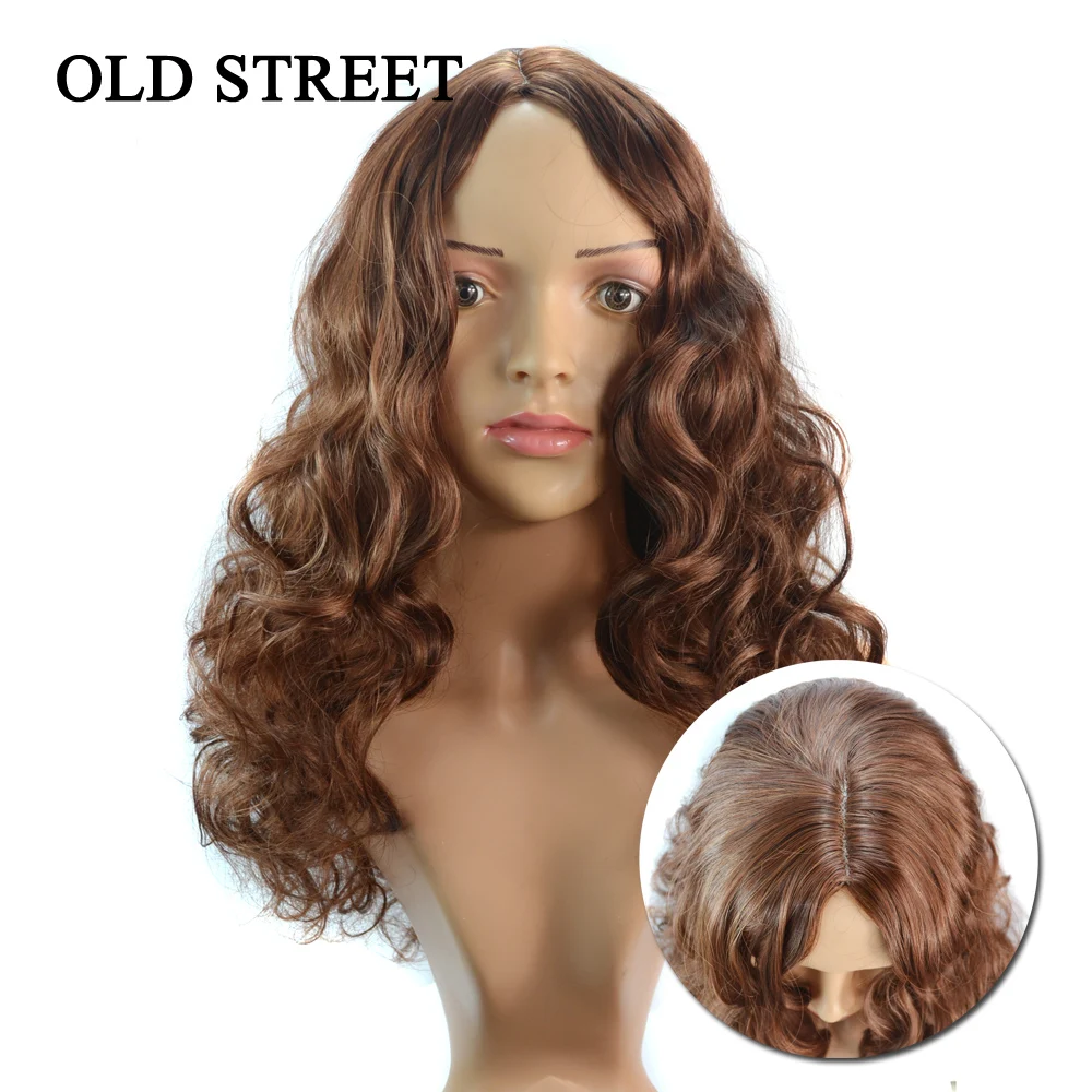 Women Synthetic Hair Wig Fashion Heat Resistant Fiber Dark Brown Gradient Wavy Cosplay Wigs for Halloween Party
Women Synthetic Hair Wig Fashion Heat Resistant Fiber Dark Brown Gradient Wavy Cosplay Wigs for Halloween Party