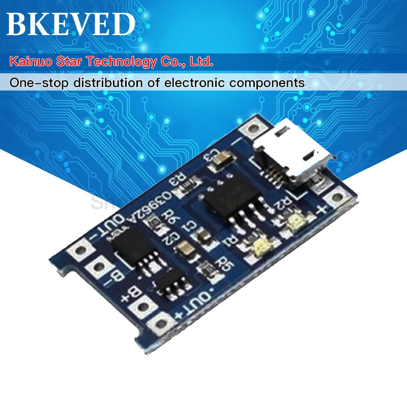 5шт микро USB 5В 1A 18650 TP4056 модуль зарядного устройства литиевой батареи зарядная
