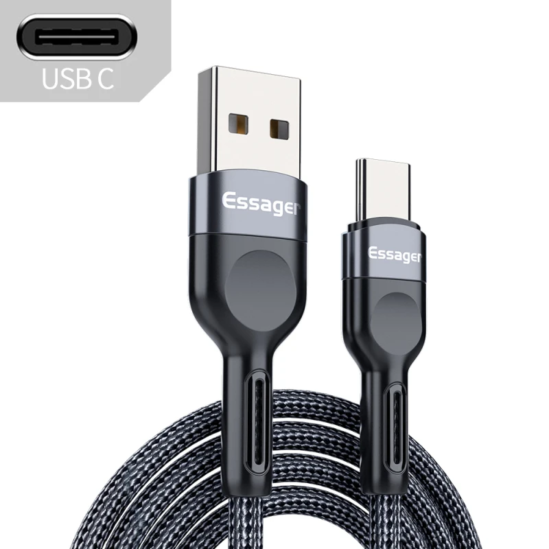 Essager USB Type C Cable For Huawei P40 Pro Mate 30 P30 Pro Supercharge Fast Charging USB-C Charger Data Cable For Phone Cord
Essager USB Type C Cable For Huawei P40 Pro Mate 30 P30 Pro Supercharge Fast Charging USB-C Charger Data Cable For Phone Cord