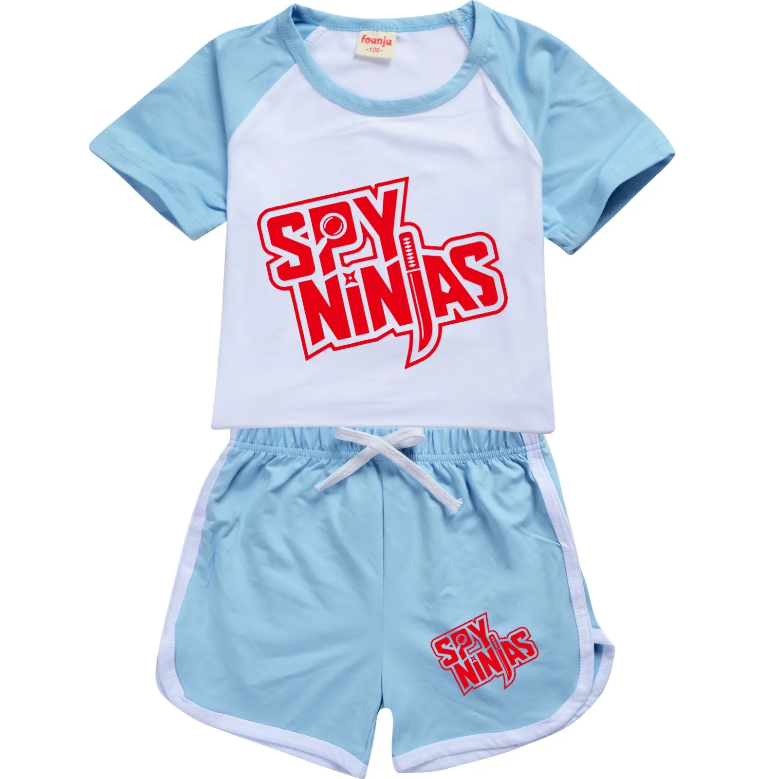 

Fashion Kids Clothes Cotton Sport Tracksuits T-shirts Sweatshirt Suit SPY NINJA Teenager Baby Boys Girls Clothing Pyjamas 2-16Y