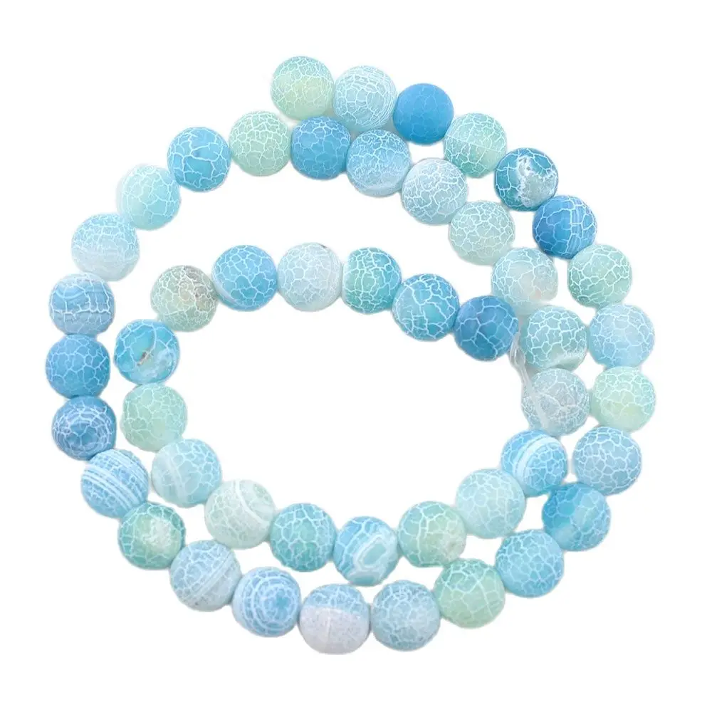 APDGG Natural Stone 8MM Round Frosted Blue Agate Loose Beads 14.5" Strands For Necklace Bracelet Jewelry Making DIY
APDGG Natural Stone 8MM Round Frosted Blue Agate Loose Beads 14.5" Strands For Necklace Bracelet Jewelry Making DIY