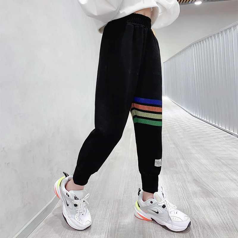 Girls Sport Pants Black Gray Trousers Girl Casual Style Children's Pants Spring Autumn Kids Clothes Girls Elastic Waist Bottoms
Girls Sport Pants Black Gray Trousers Girl Casual Style Children's Pants Spring Autumn Kids Clothes Girls Elastic Waist Bottoms