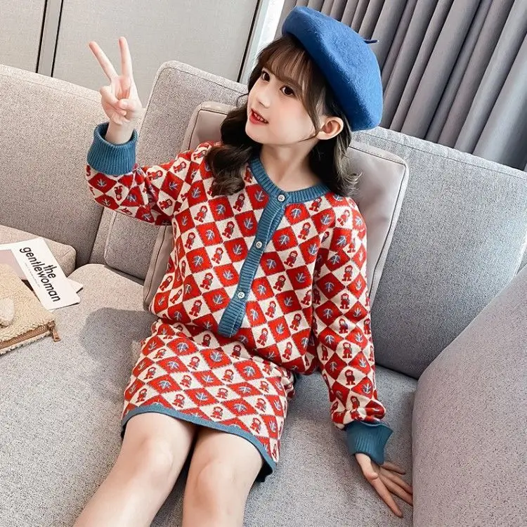 Girls Sweater Skirt Suit Skirt Spring Children's Sweater Cardigan + Girl Skirt Korean Girl Two Piece Suit Kids Clothes Girls
Girls Sweater Skirt Suit Skirt Spring Children's Sweater Cardigan + Girl Skirt Korean Girl Two Piece Suit Kids Clothes Girls