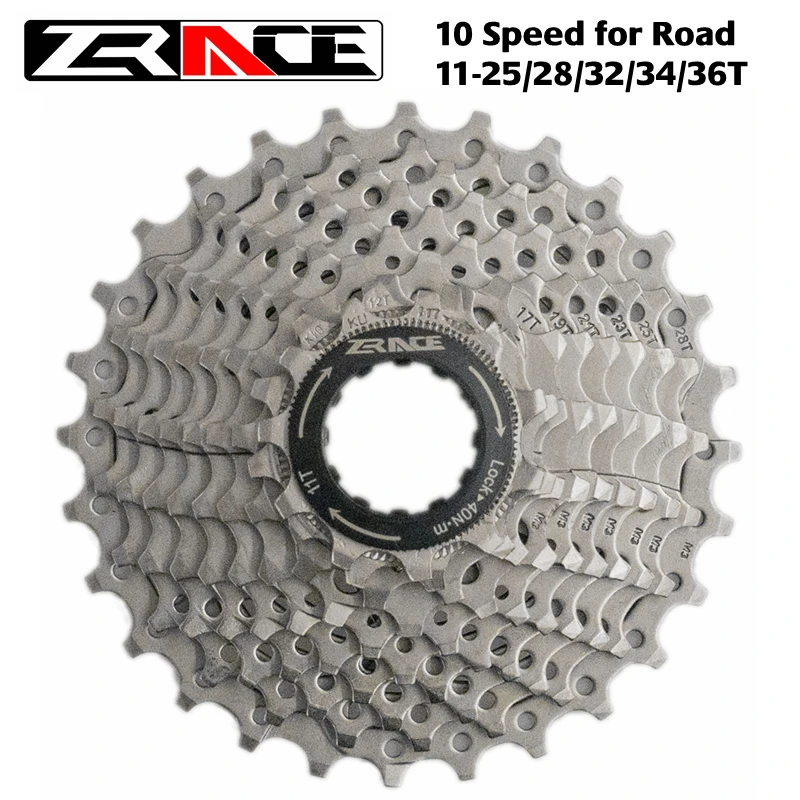 ZRACE Bicycle Cassette 10 Speed Road / MTB bike freewheel 11-25T / 28T / 32T / 34T / 36T, Compatible with Tiagra ZEE SAINT
ZRACE Bicycle Cassette 10 Speed Road / MTB bike freewheel 11-25T / 28T / 32T / 34T / 36T, Compatible with Tiagra ZEE SAINT
