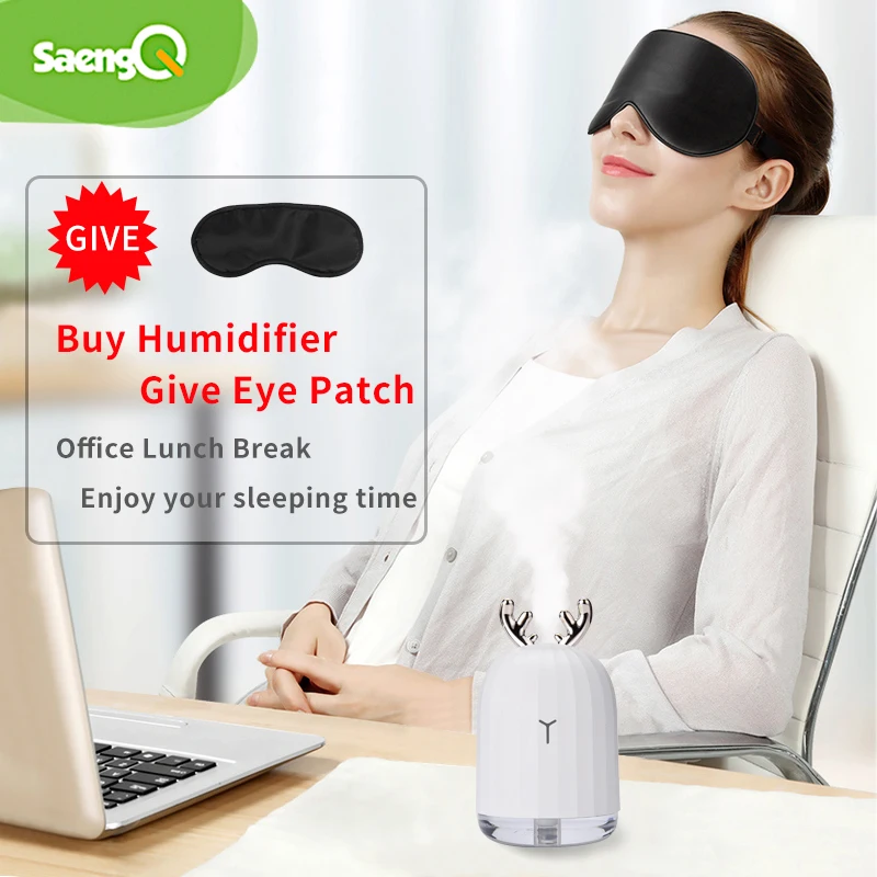 saengQ Air Diffuser 220ML Air Humidifier Essential Aroma Oil Diffuser USB Mini Cool Mist Maker Fogger With LED Night Lamp
saengQ Air Diffuser 220ML Air Humidifier Essential Aroma Oil Diffuser USB Mini Cool Mist Maker Fogger With LED Night Lamp