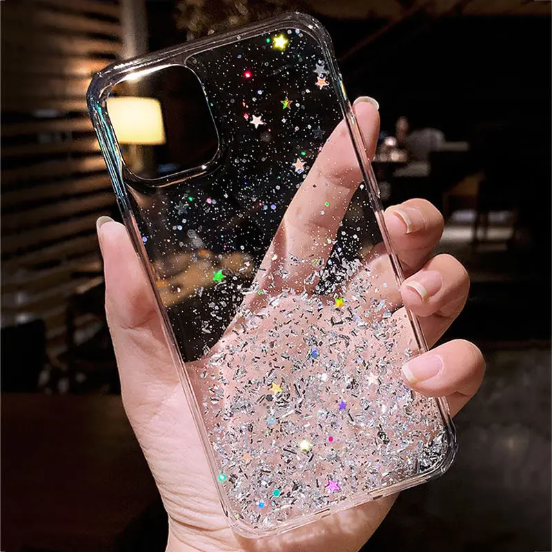 Bling Glitter Phone Case For iPhone 11 12 Pro Max XR XS Max X 7 8 6S Plus Soft Silicone Transparent Back Cover For iPhone 11Pro
Bling Glitter Phone Case For iPhone 11 12 Pro Max XR XS Max X 7 8 6S Plus Soft Silicone Transparent Back Cover For iPhone 11Pro