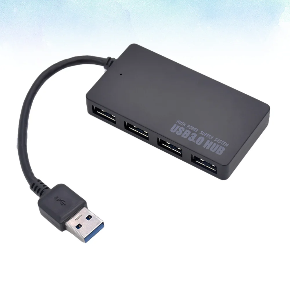 4 Ports USB 3.0 Divider USB Hub for Computer Laptop PC Tablet Smart Phone (Black)
4 Ports USB 3.0 Divider USB Hub for Computer Laptop PC Tablet Smart Phone (Black)