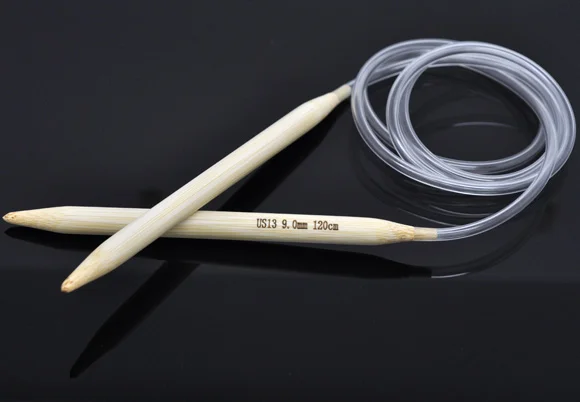 1PC 9mm 120cm Long Bamboo Circular Knitting Needles Transparent Tube DIY Craft Crochet Hooks Needles Loom Tool Home Supplies
1PC 9mm 120cm Long Bamboo Circular Knitting Needles Transparent Tube DIY Craft Crochet Hooks Needles Loom Tool Home Supplies
