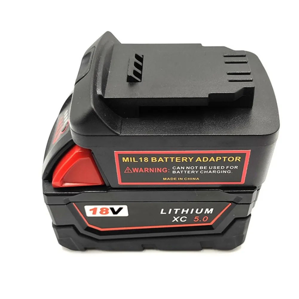 Battery Adapter Converter For Milwaukee M18 18V To Dewalt 18V/20V Lithium Power Tool Batteries Black
Battery Adapter Converter For Milwaukee M18 18V To Dewalt 18V/20V Lithium Power Tool Batteries Black