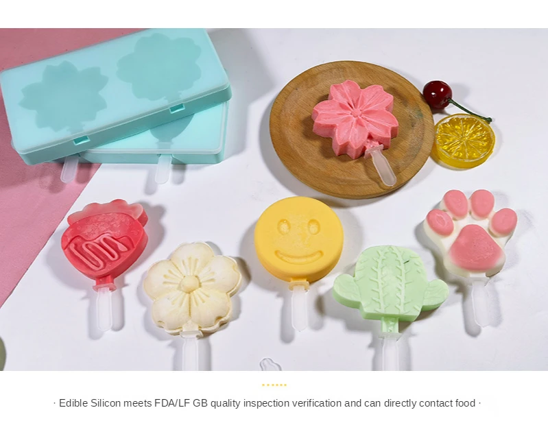 Silicone Ice Cream Mold DIY Homemade Popsicle Molds Freezer Juice Sakura Sole Shape Creative Ice Cube Tray Popsicle Barrel Make
Silicone Ice Cream Mold DIY Homemade Popsicle Molds Freezer Juice Sakura Sole Shape Creative Ice Cube Tray Popsicle Barrel Make