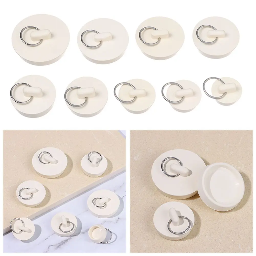1PC Round Rubber Sink Plug Kitchen Bath Floor Drain Plug With Hanging Ring Durable Basin Sewer Water Stopper Leakage-proof Plug
1PC Round Rubber Sink Plug Kitchen Bath Floor Drain Plug With Hanging Ring Durable Basin Sewer Water Stopper Leakage-proof Plug