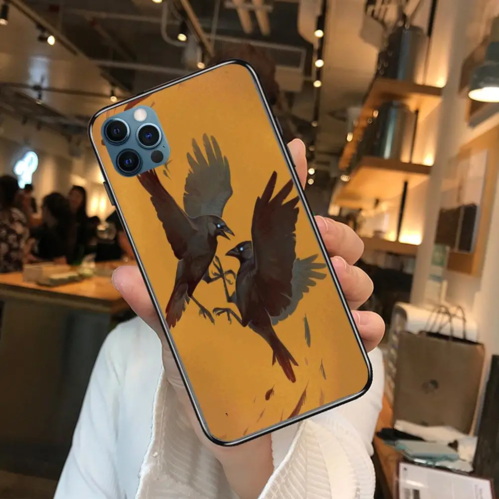 Crow Personality Style Phone Case cover For iphone 12 pro max 11 8 7 6 s XR PLUS X XS SE 2020 mini black cell shell
Crow Personality Style Phone Case cover For iphone 12 pro max 11 8 7 6 s XR PLUS X XS SE 2020 mini black cell shell