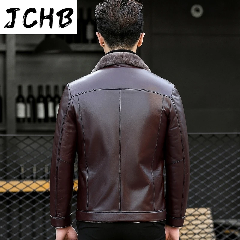 Genuine JCHB Sheepskin Leather Jacket Men 100% Real Wool Liner Short Men's Fur Coat Warm Jackets 2021 Veste 22-1687 KJ1562
Genuine JCHB Sheepskin Leather Jacket Men 100% Real Wool Liner Short Men's Fur Coat Warm Jackets 2021 Veste 22-1687 KJ1562