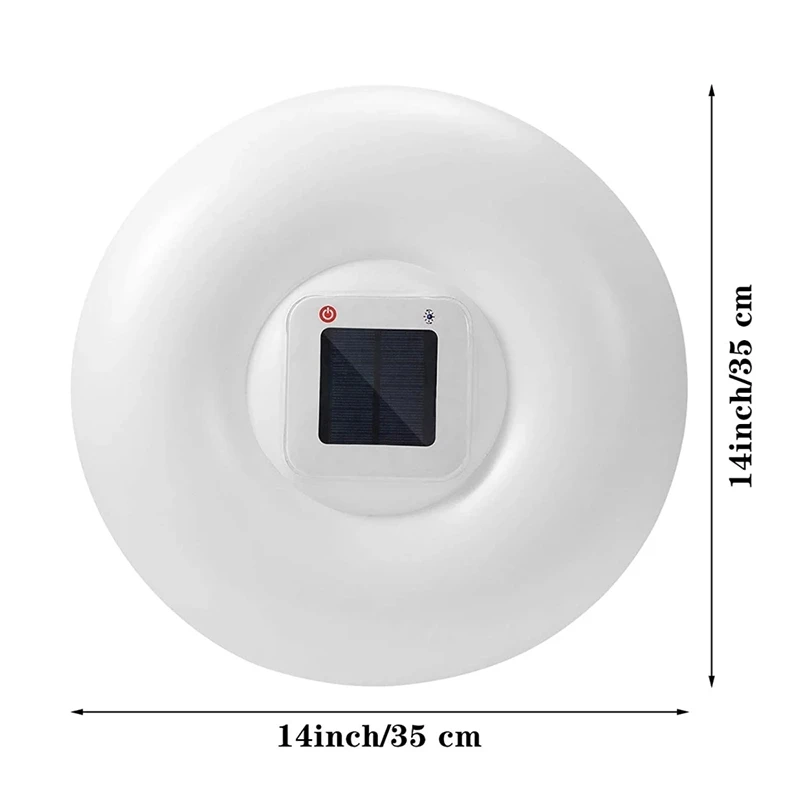 2Pcs Solar Swimming Pool Light LED Colorful Inflatable Swimming Pool Light Waterproof Floating Light Dazzling Floating
2Pcs Solar Swimming Pool Light LED Colorful Inflatable Swimming Pool Light Waterproof Floating Light Dazzling Floating